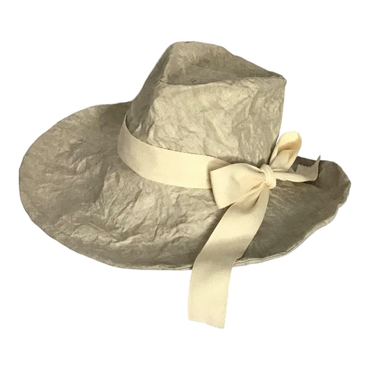 Morphy Oatmeal Linen wide brim fedora