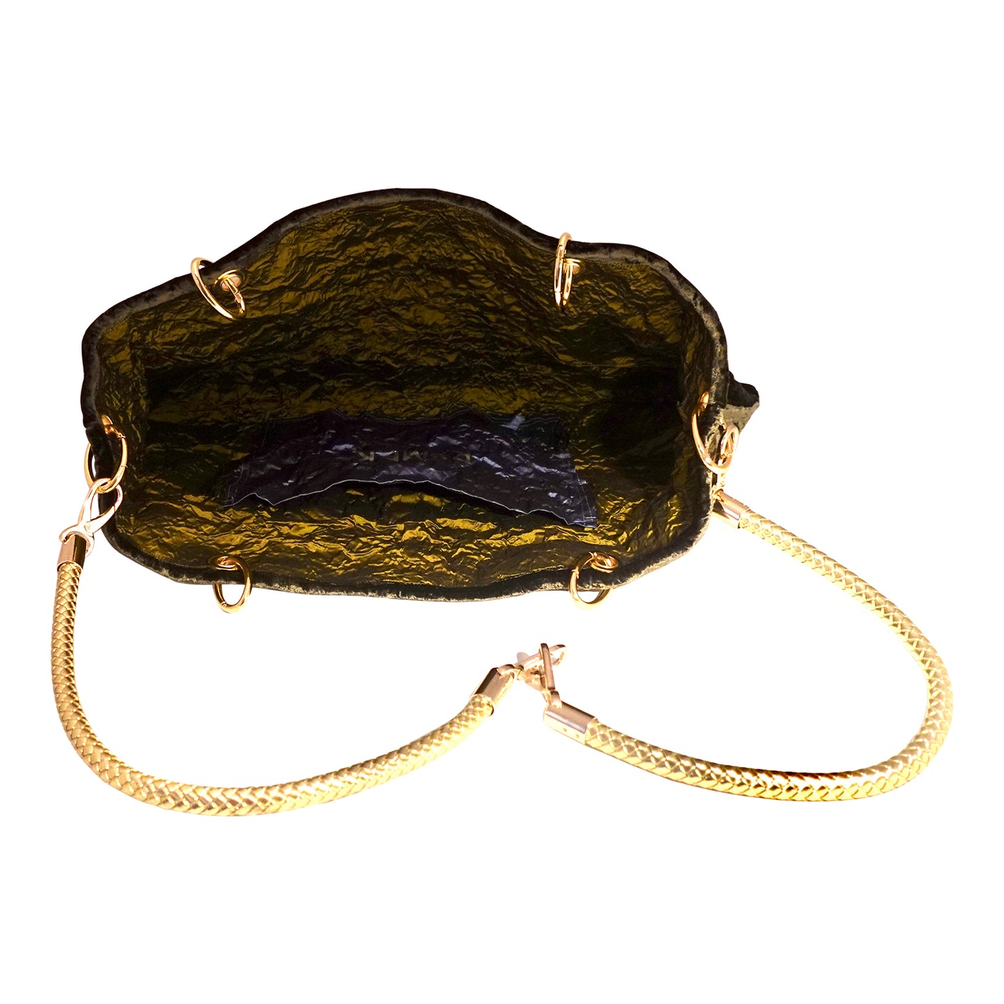 Morphy Velvet Bag With Multi Convertible Handles & Silk Lining