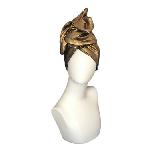 Deep Gold Metallic Linen