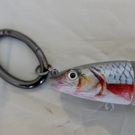 Handbag / Totebag fish charm - friendly fish