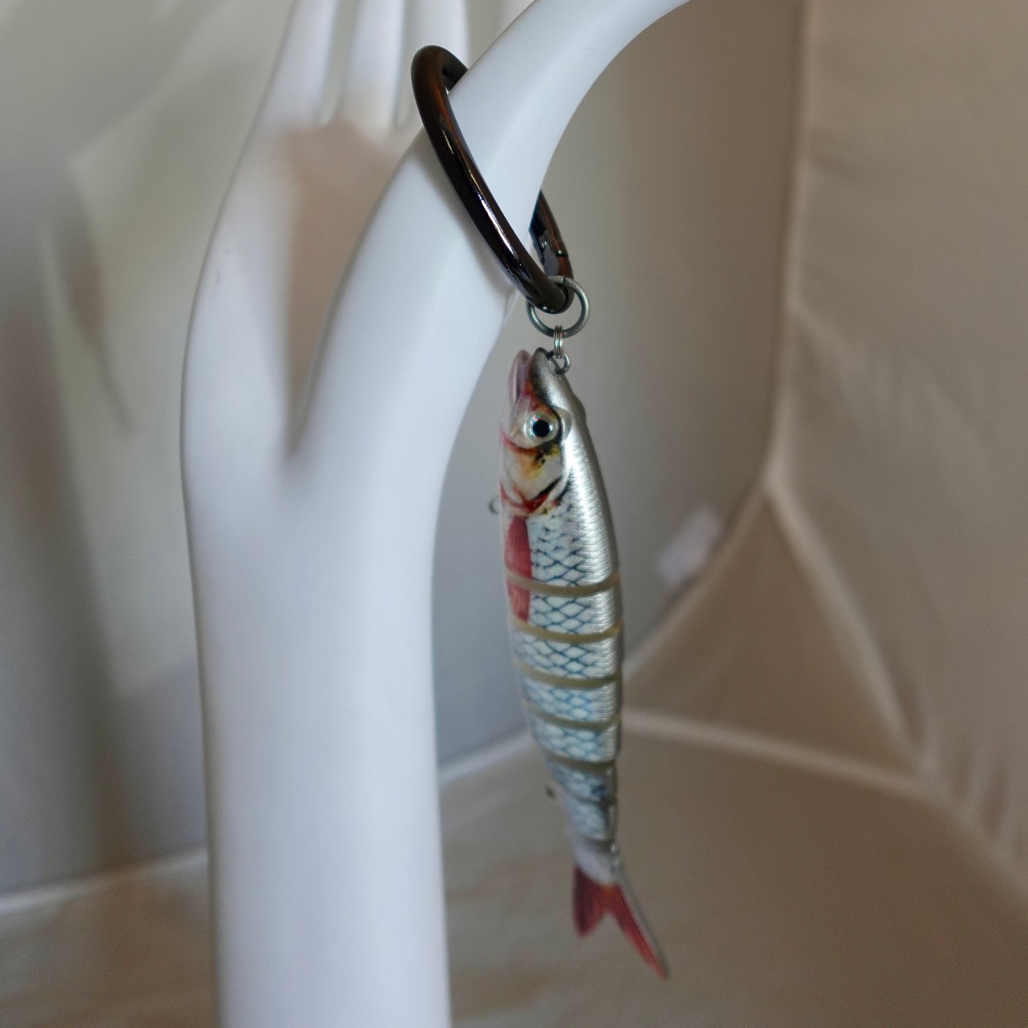 Handbag / Totebag fish charm - friendly fish