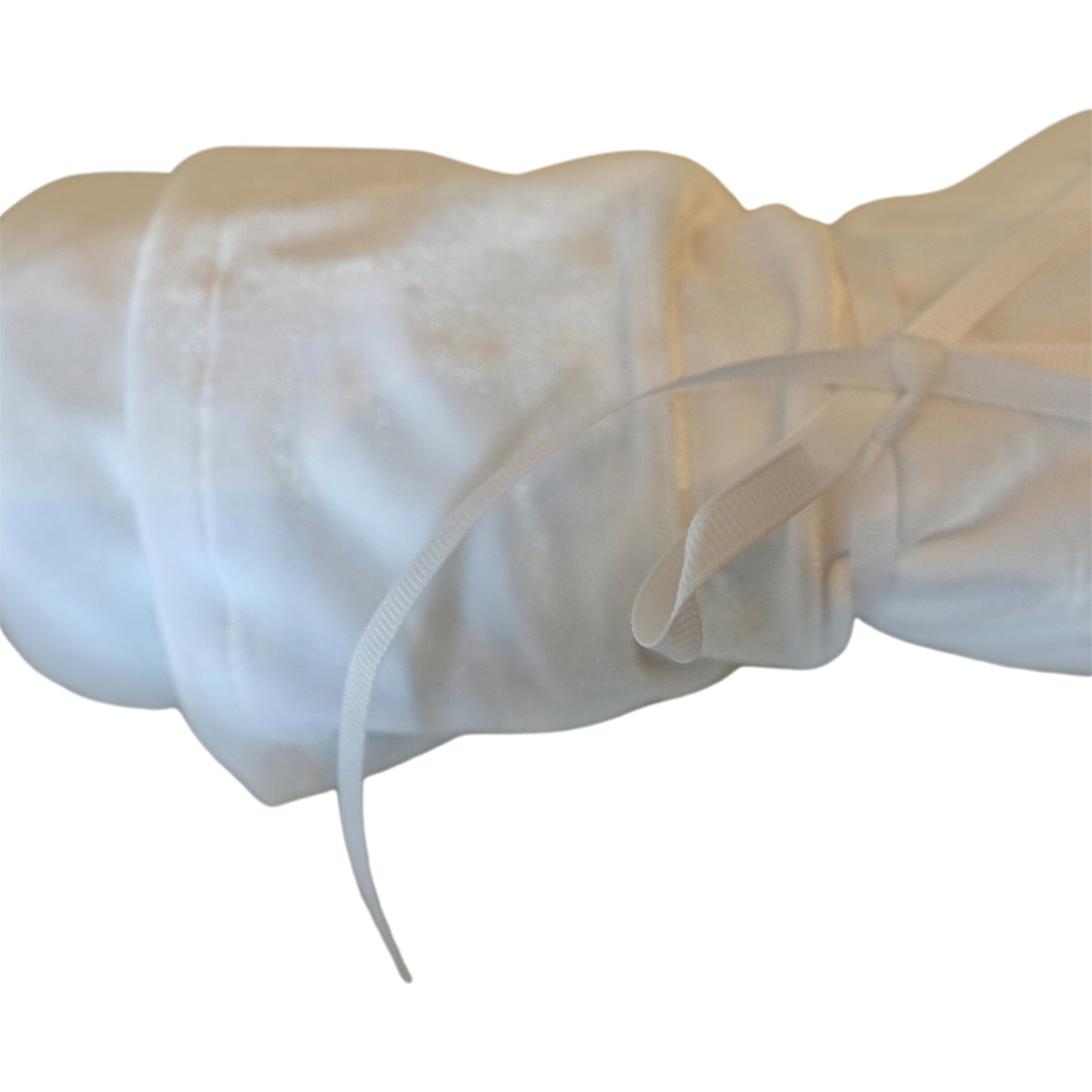 Stretch Velvet in White