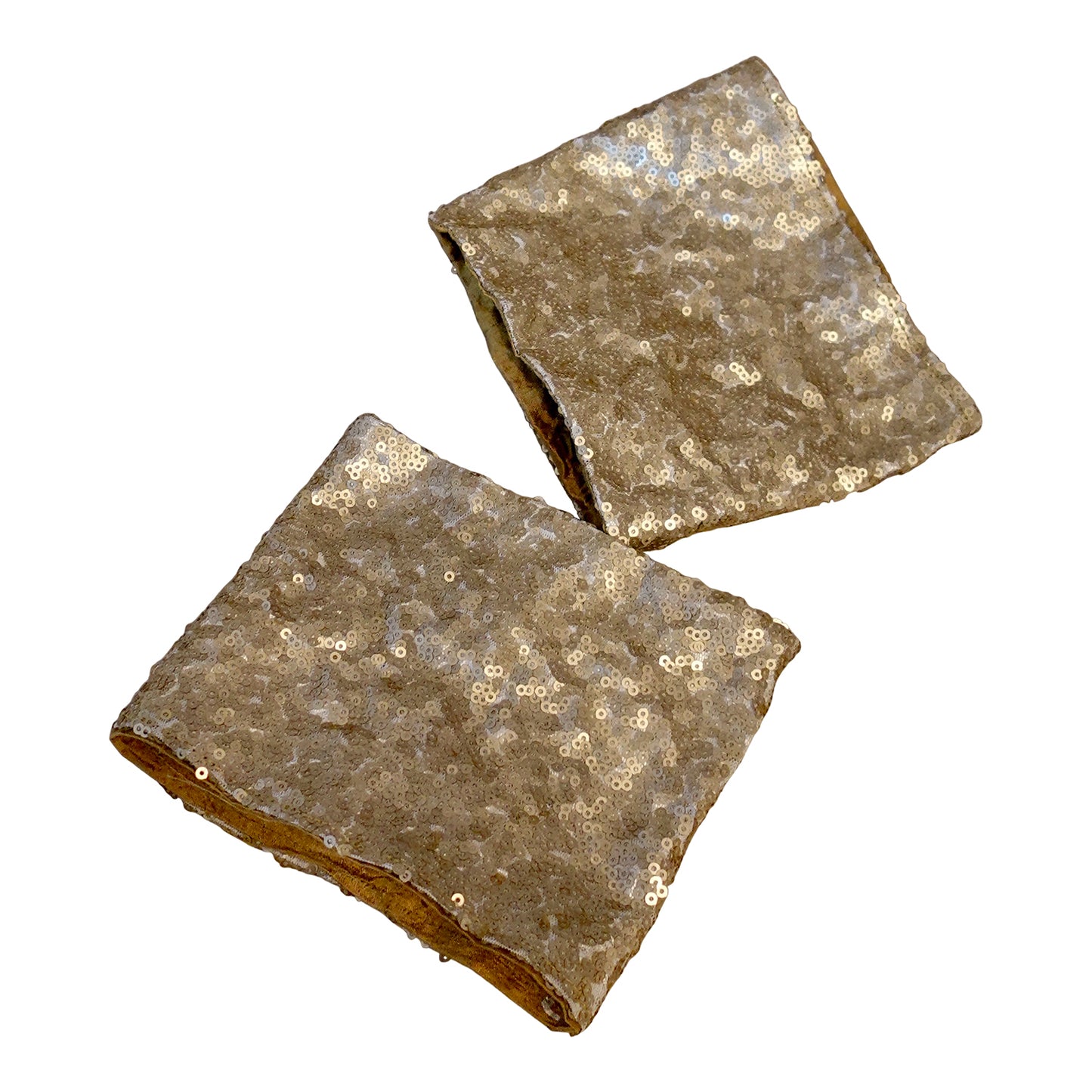 Morphy Metallic Gold Silk Wrist Cuff Extra Long