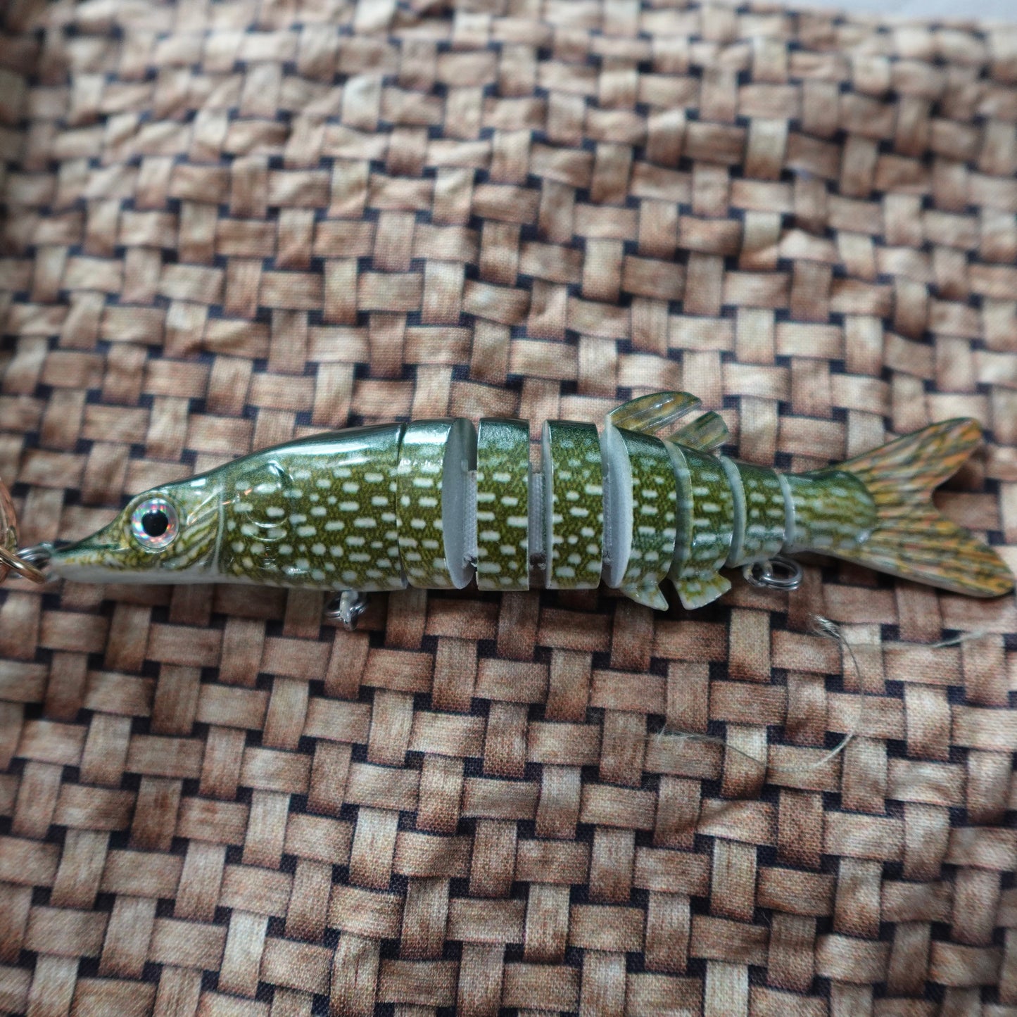 Morphy mini fishing panier with fish bag charm