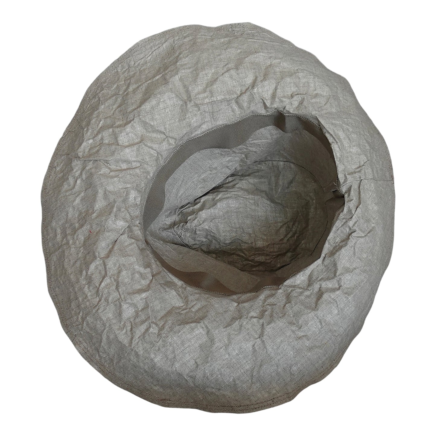 Morphy Natural Linen wide brim travel fedora