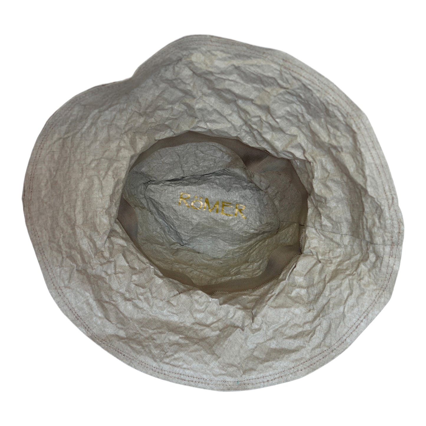 Morphy Natural Linen "paper bag"  travel trilby