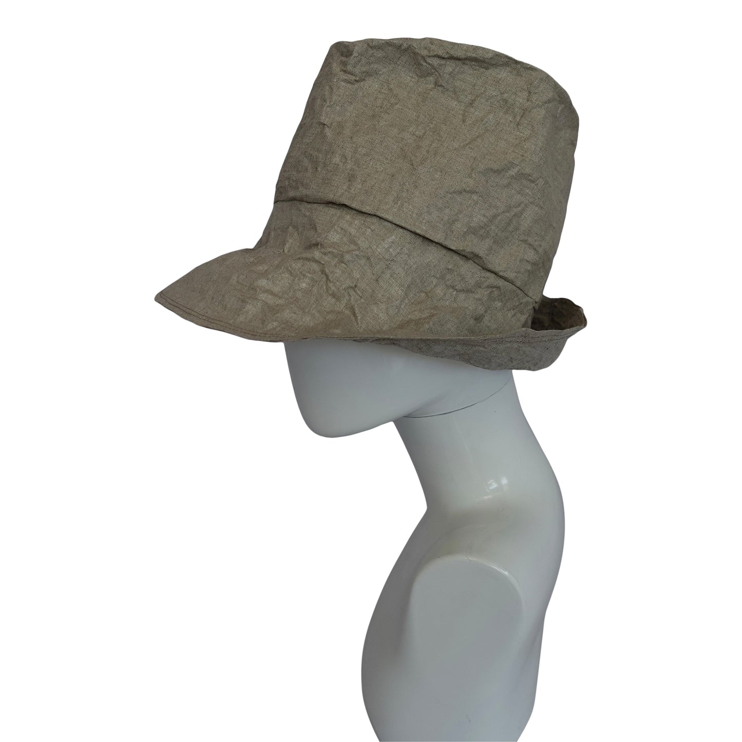 Morphy Natural Linen "paper bag"  travel trilby