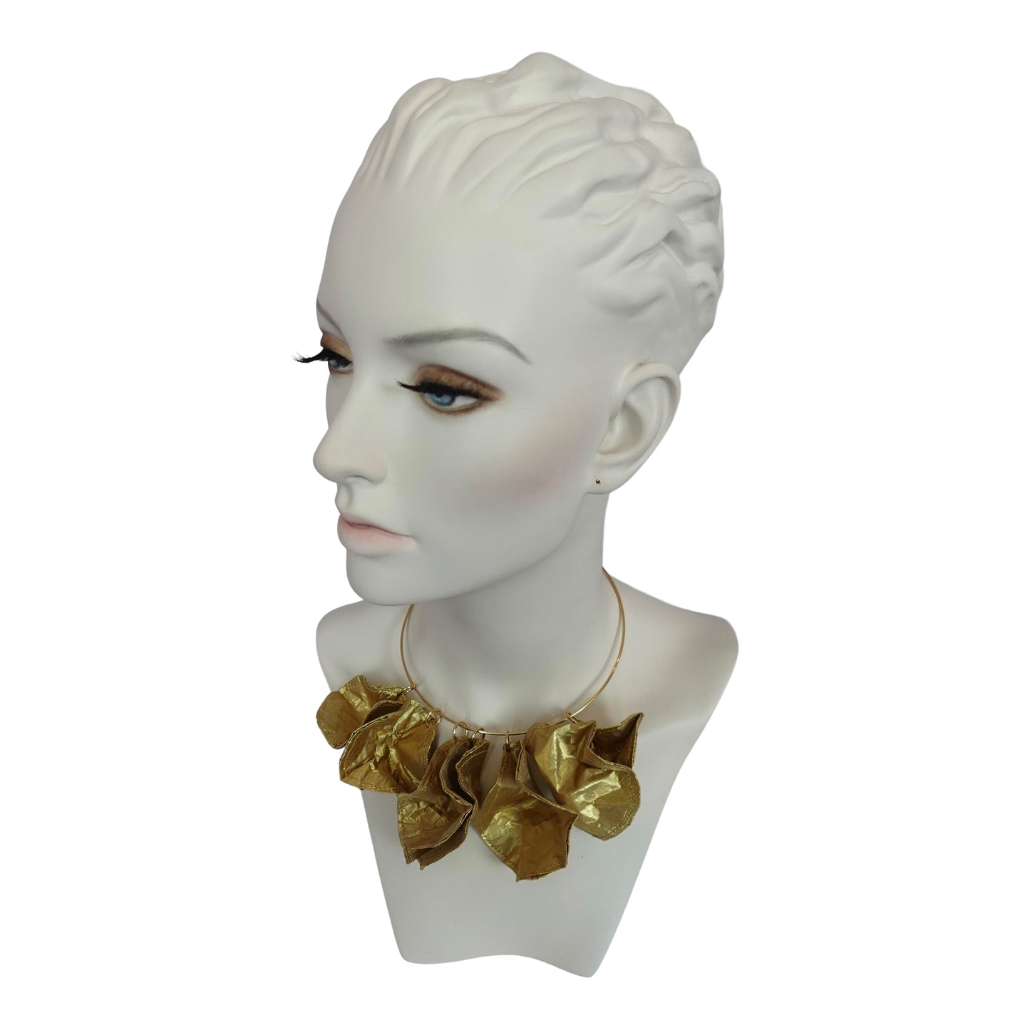 Silk Morphy Gold "Coin" Disc Neclace
