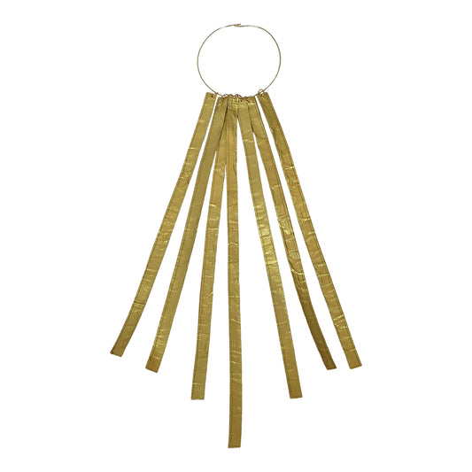 Silk Morphy Gold Bar Neclace