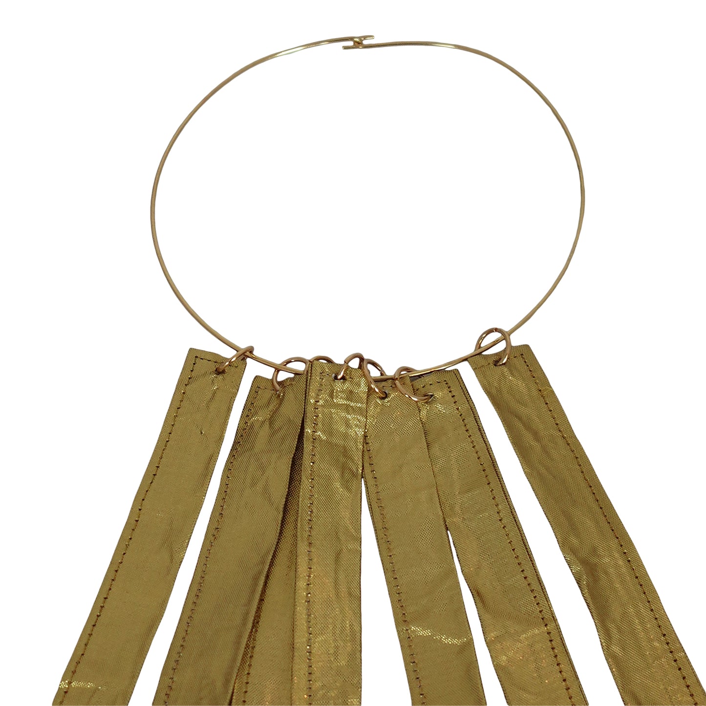 Silk Morphy Gold Bar Neclace