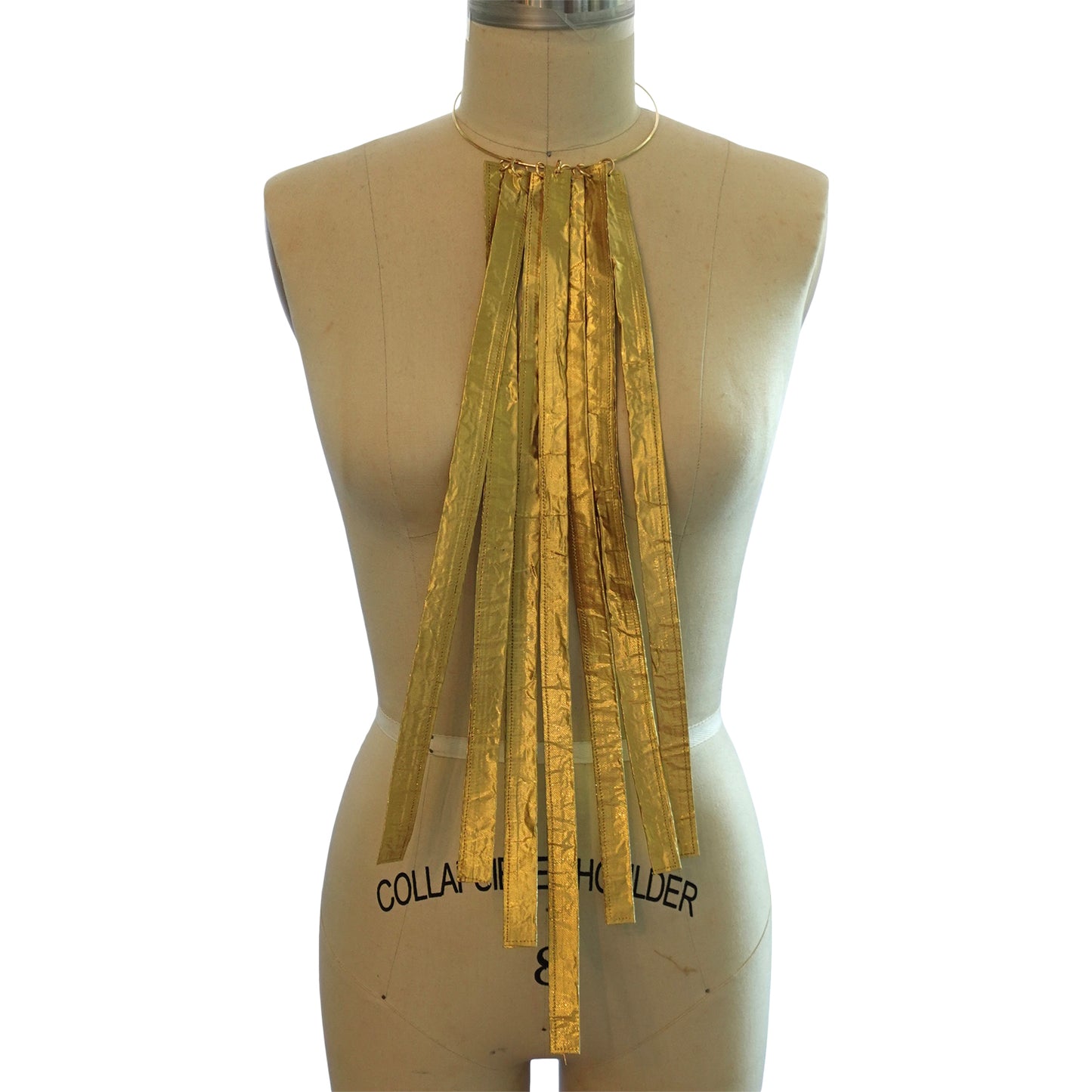 Silk Morphy Gold Bar Neclace