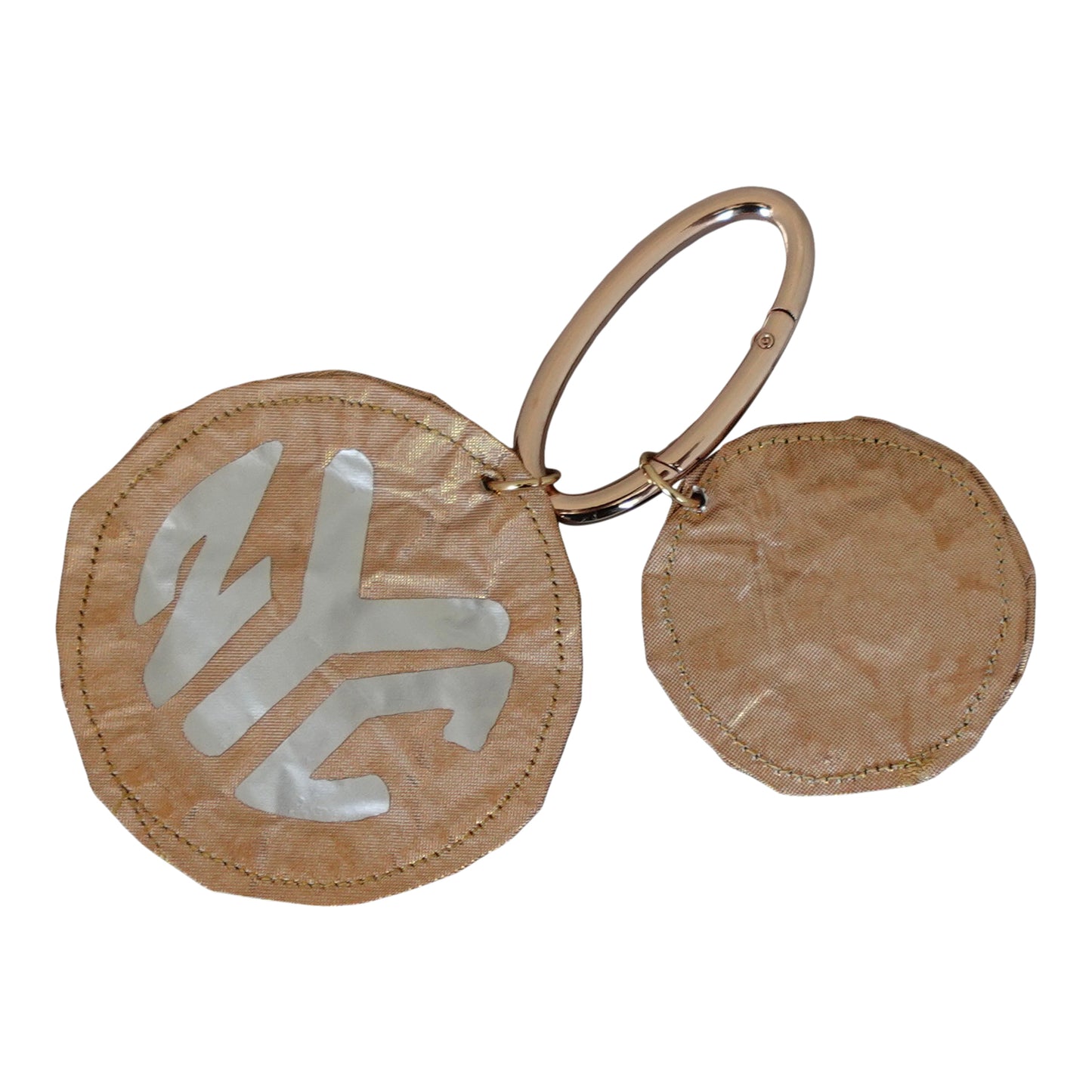Silk Morphy Rose Gold Subway Token Bag Charm
