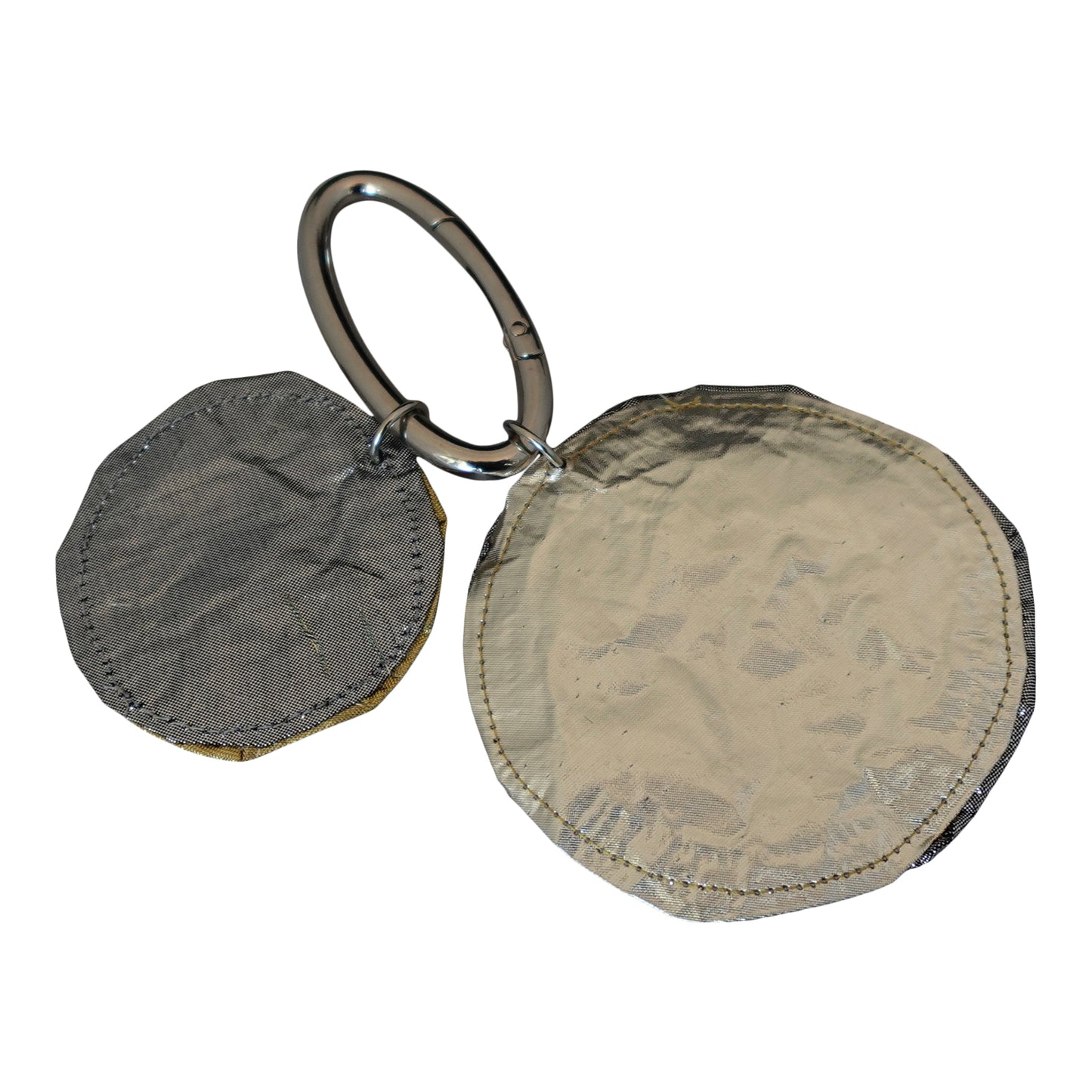 Silk Morphy Gold / Silver Subway Token Bag Charm