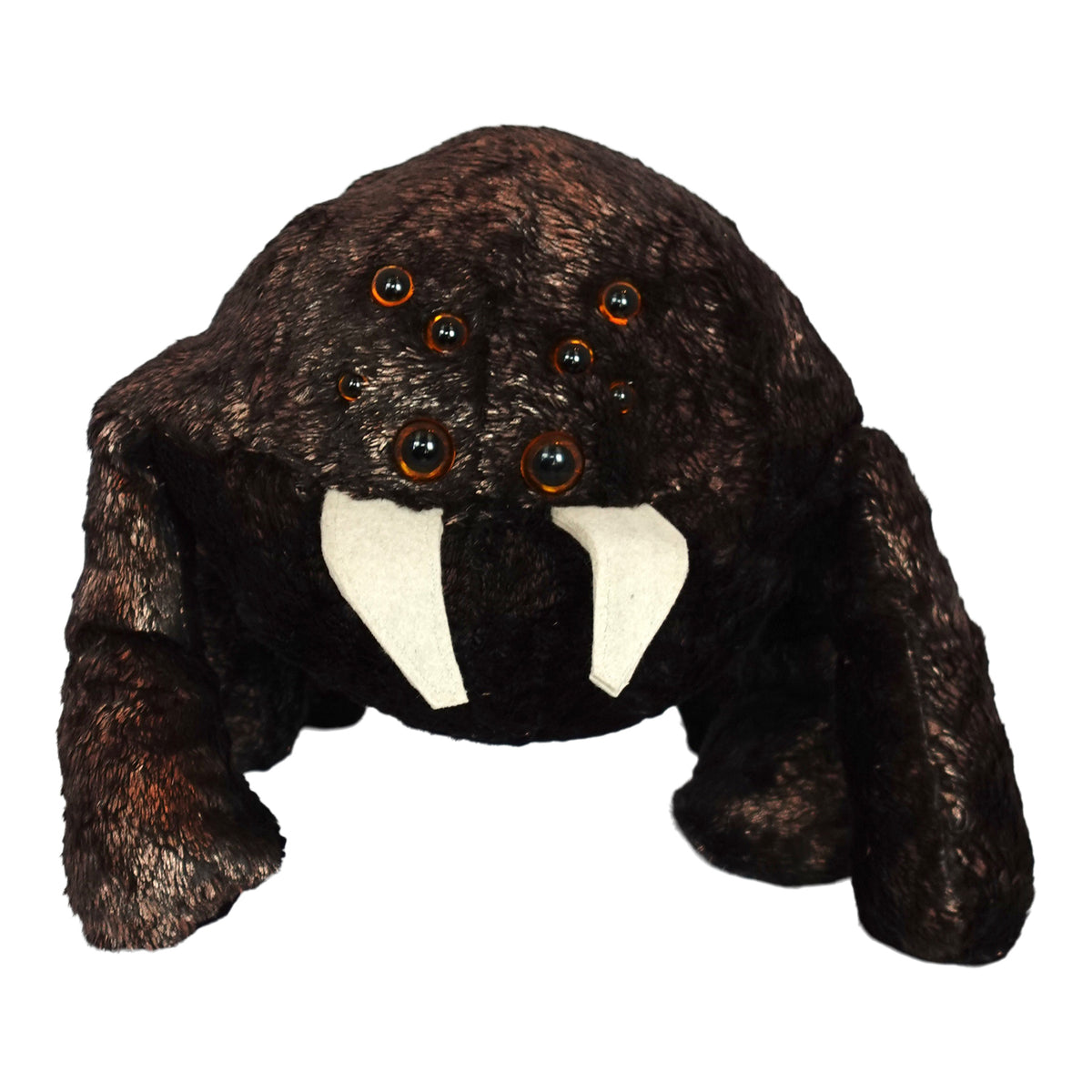 a stuffed animal with eyes