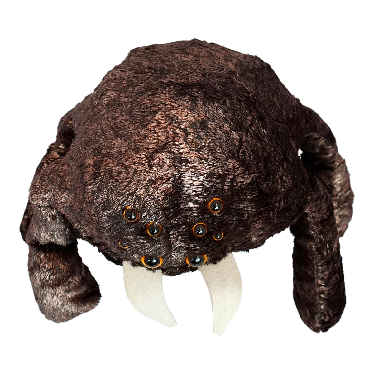 a stuffed animal with eyes