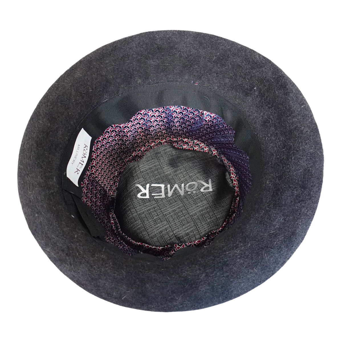 a top view of a hat
