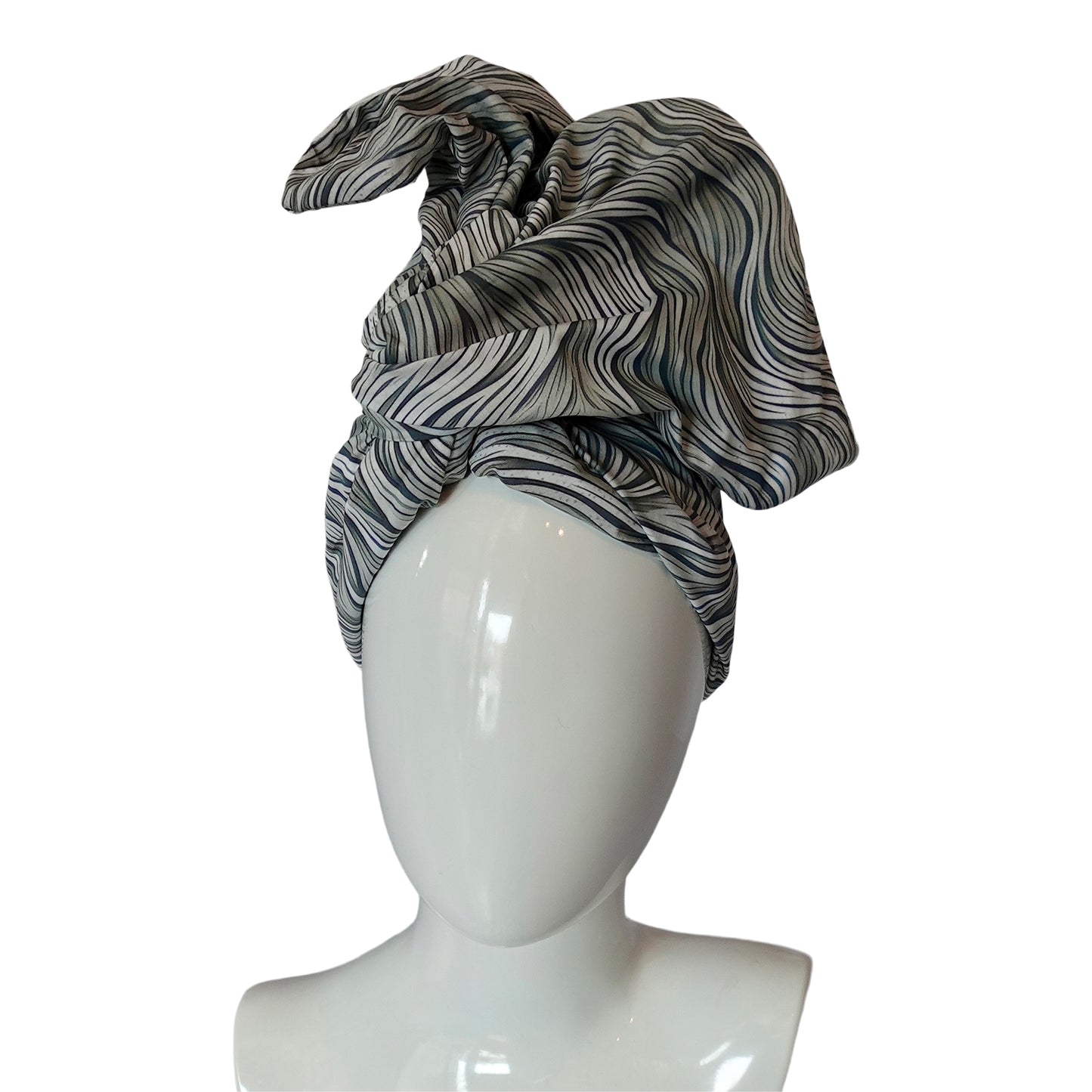 Twisturban® Turban in Faux Coiffure Silver
