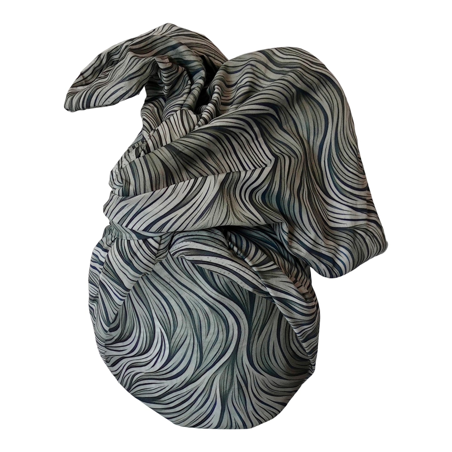 Twisturban® Turban in Faux Coiffure Silver