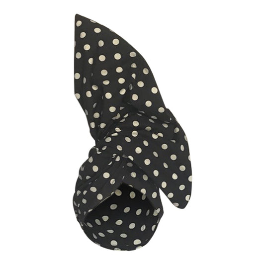 Dots! Black with small white polka dots. (Margeaux)