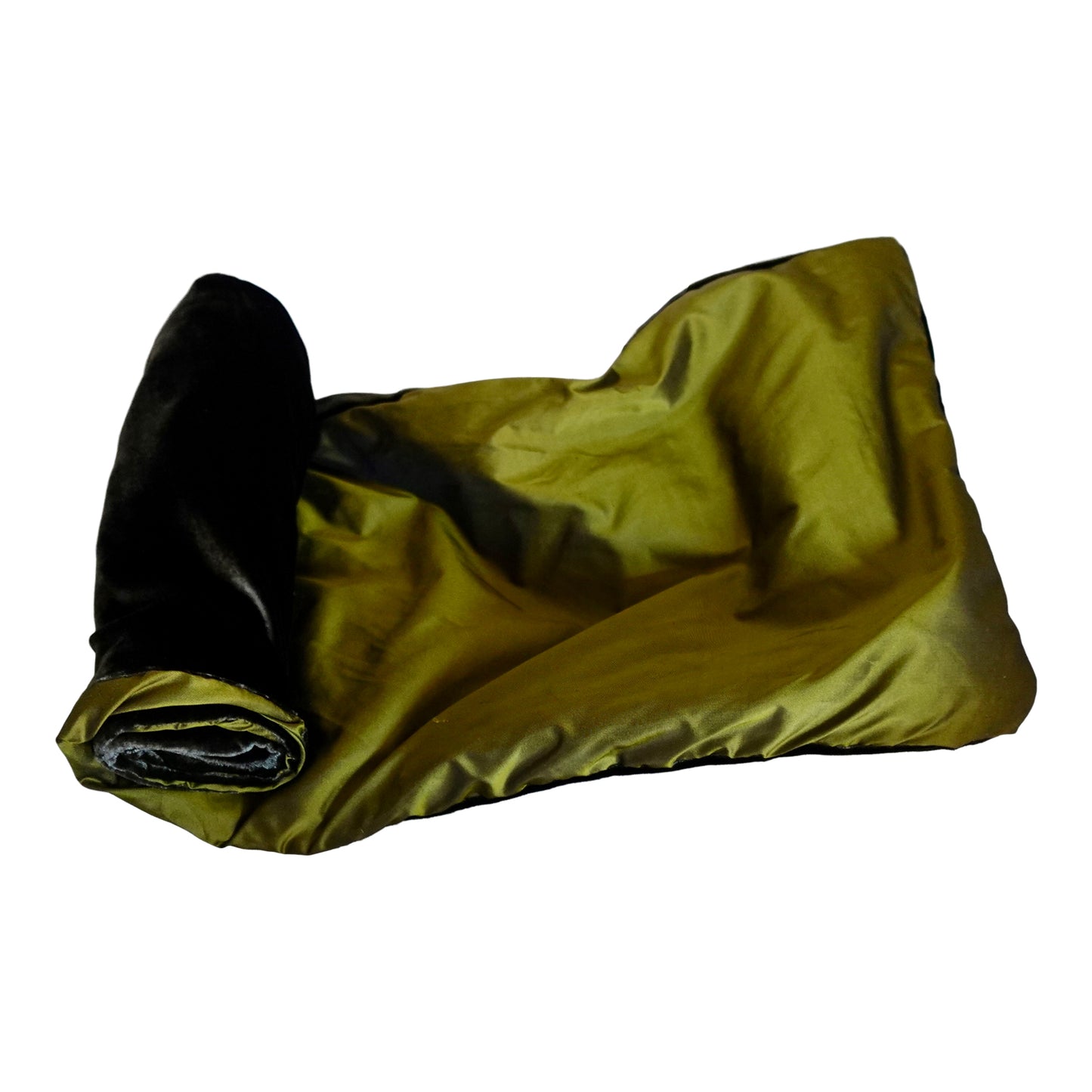 Silk & Velvet Reversible Twisturban® In Deep Olive