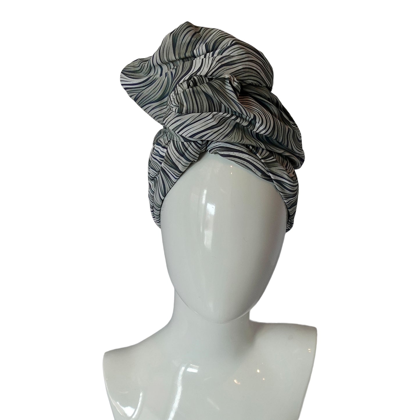 Twisturban® Turban in Faux Coiffure Silver
